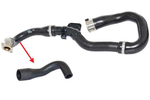 Патрубок інтеркулера NARIN 21348 Патрубок інтеркулера Opel Corsa D 1.3 CDTI 2006-2014 NARIN 21348 NARIN 21348